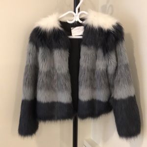 Zara faux fur jacket